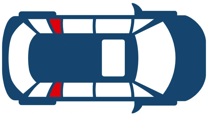 Rear Vent Glass